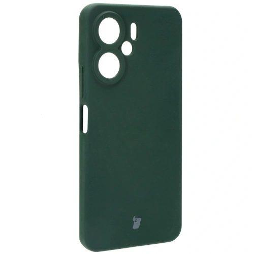 Silikonowe etui Bizon Soft Case do Xiaomi Redmi 13C 4G / Xiaomi Redmi 13C 5G / Xiaomi Poco C65 ciemnozielone