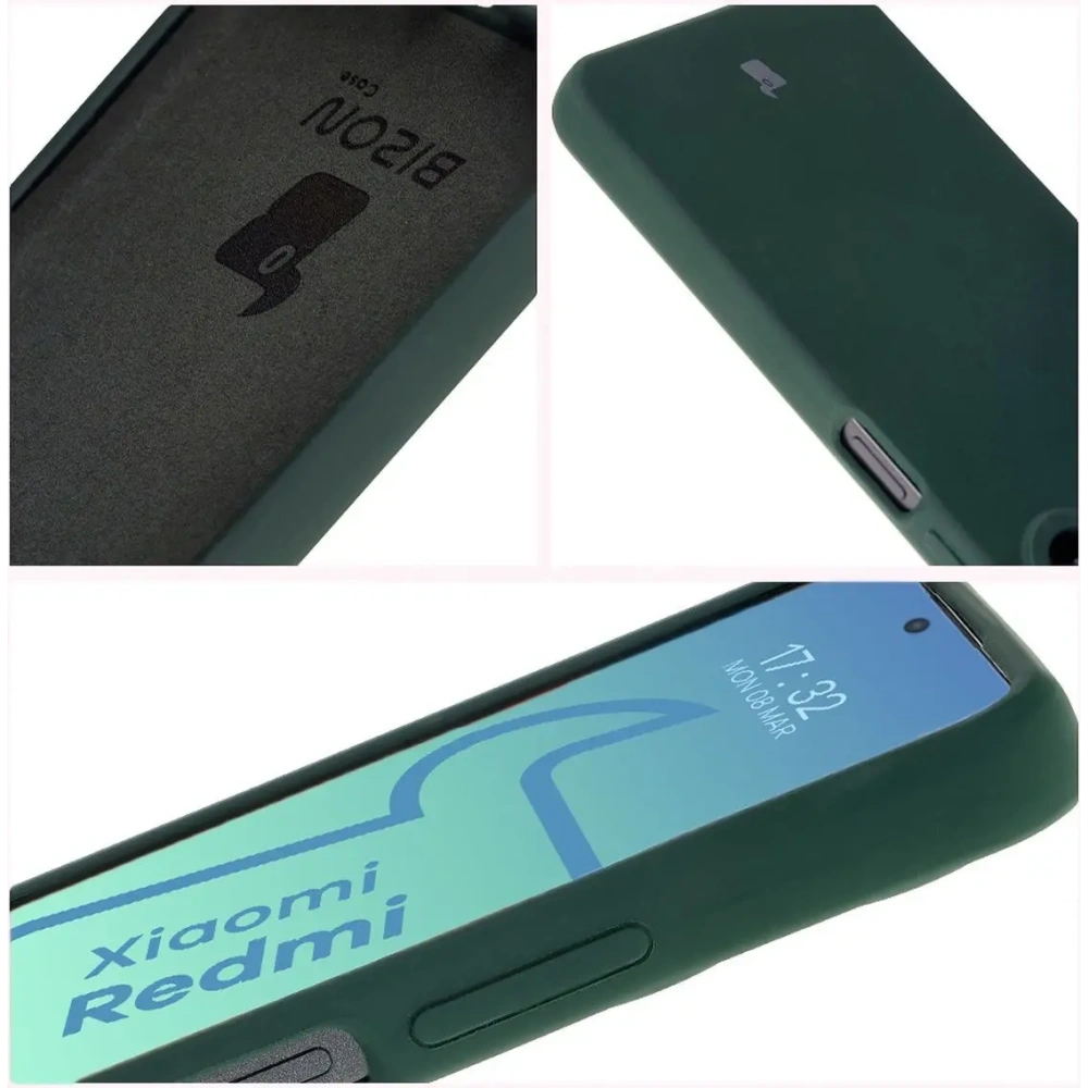 Hurtownia GSM - Bizon Soft Case Xiaomi Redmi 13C 4G / Xiaomi Redmi 13C 5G / Xiaomi Poco C65 sötétzöld - BIZ6210 - {ean13} - Hurt