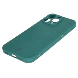 Hurtownia GSM - Silikonový kryt s magnetickým kroužkem Bizon Case Silicone Magnetic pro Apple iPhone 16 Pro tmavě zelený - BIZ6212 - {ean13} - Hurt