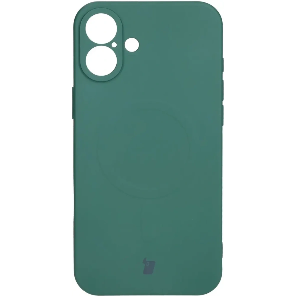 Hurtownia GSM - Bizon Case Silicone Magnetic Apple iPhone 16 verde închis - BIZ6213 - {ean13} - Hurt