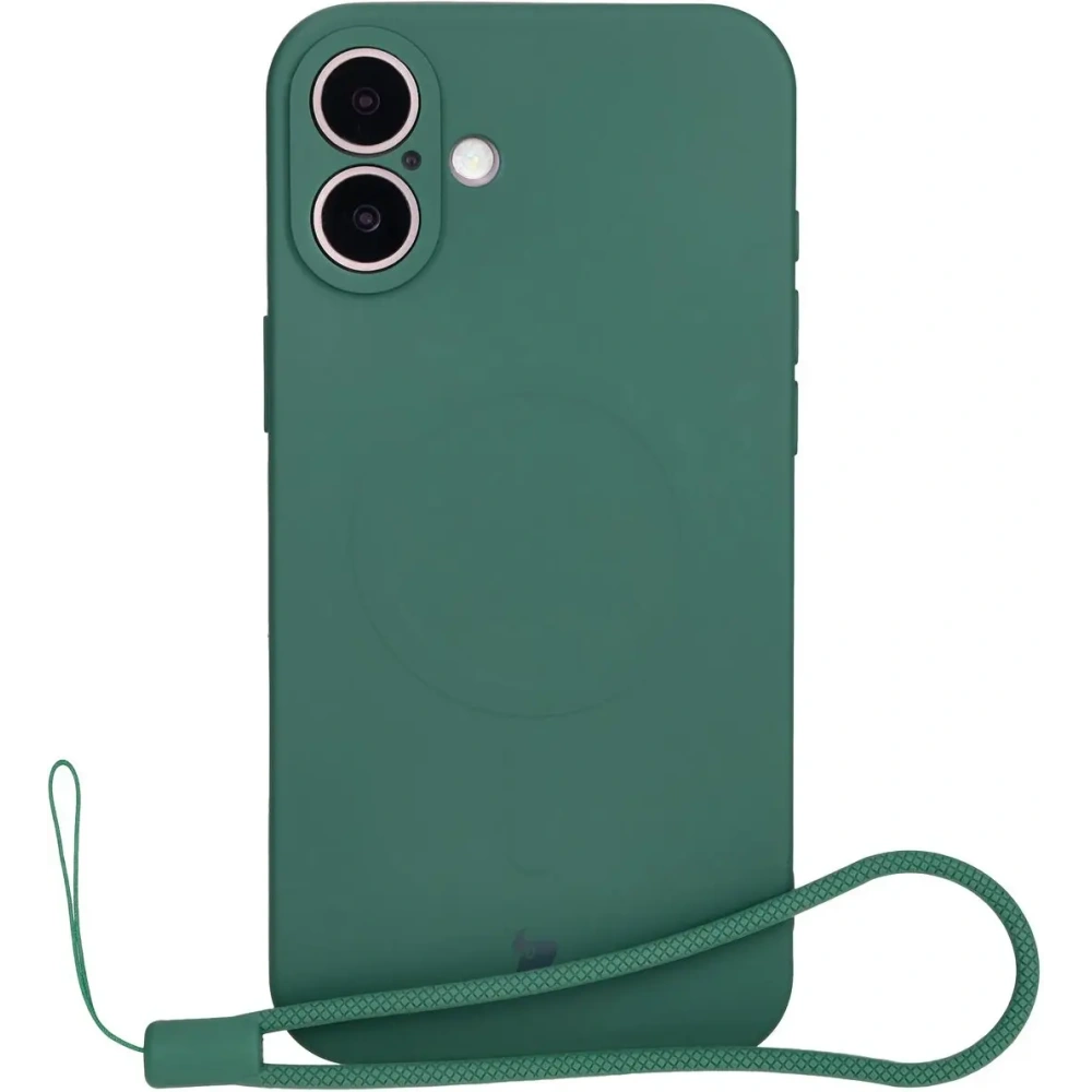Hurtownia GSM - Bizon Case Silikon Magnetic Apple iPhone 16 Plus dunkelgrün - BIZ6214 - {ean13} - Hurt