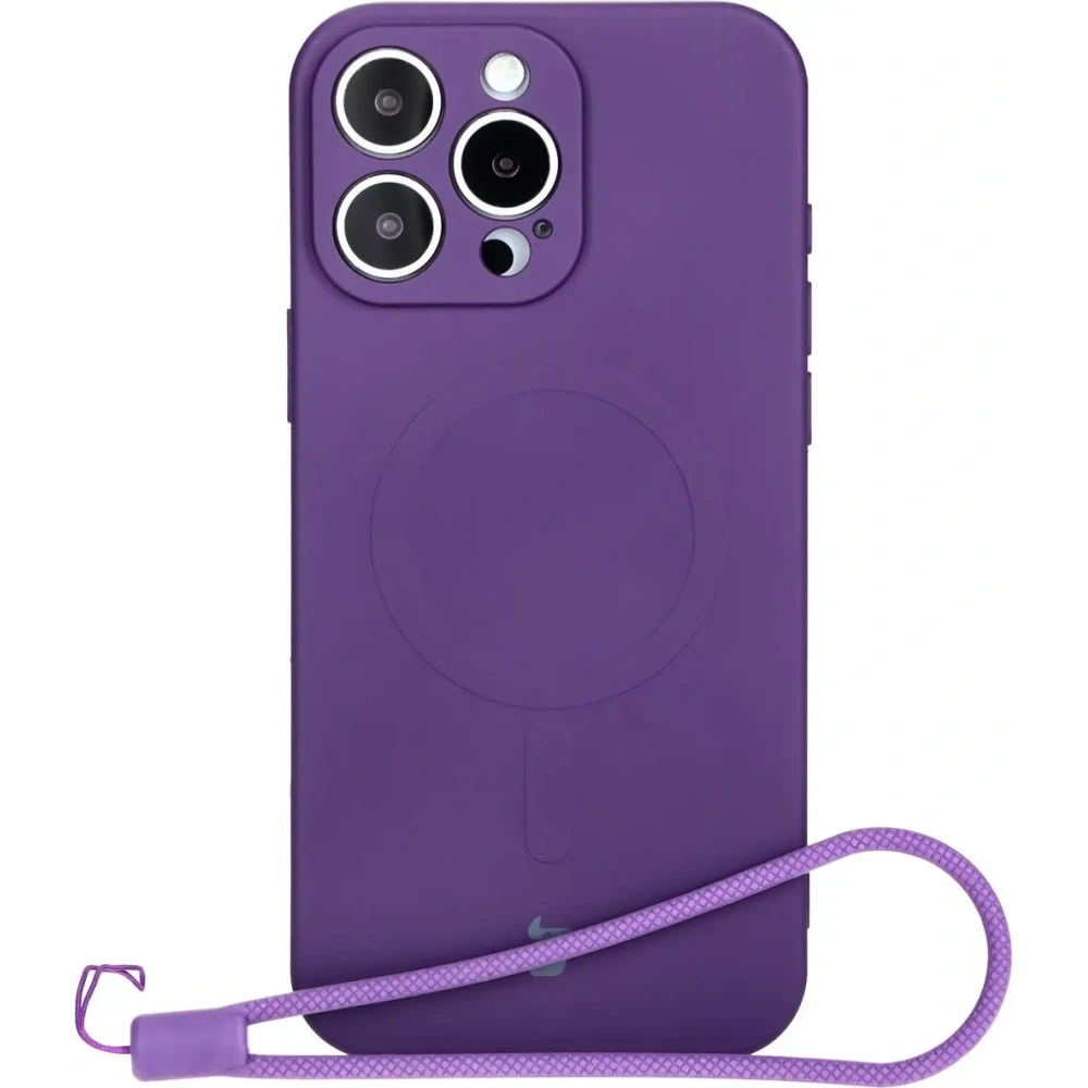 Hurtownia GSM - Bizon Case Silikon Magnetic Apple iPhone 16 Pro Max Pflaume - BIZ6215 - {ean13} - Hurt