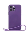 Bizon Case Silicone Magnetic Apple iPhone 16 Pro szilva
