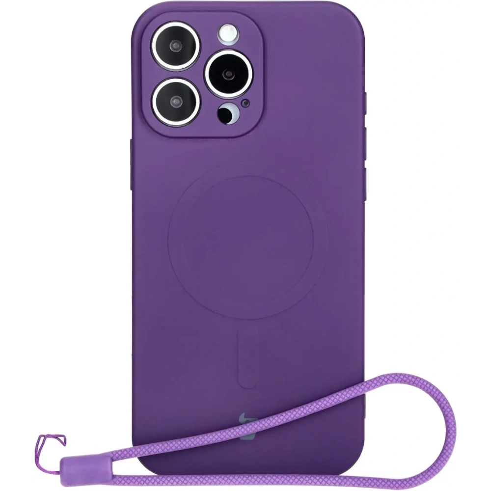 Hurtownia GSM - Bizon Case Silicone Magnetic Apple iPhone 16 Pro szilva - BIZ6216 - {ean13} - Hurt