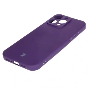 Hurtownia GSM - Silikonové pouzdro s magnetickým kroužkem Bizon Case Silicone Magnetic pro Apple iPhone 16 Pro švestkové - BIZ6216 - {ean13} - Hurt