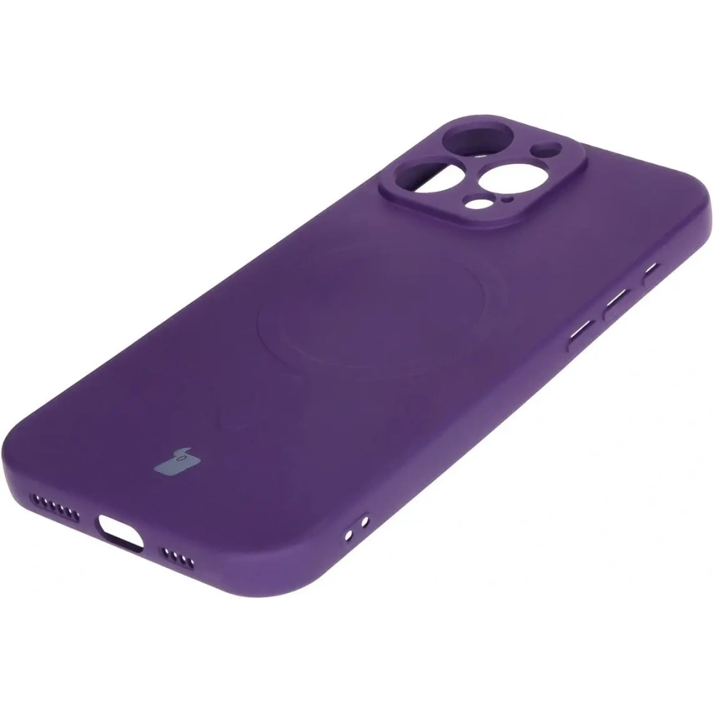 Hurtownia GSM - Bizon Case Silicone Magnetic Apple iPhone 16 Pro szilva - BIZ6216 - {ean13} - Hurt