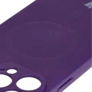 Hurtownia GSM - Silikonové pouzdro s magnetickým kroužkem Bizon Case Silicone Magnetic pro Apple iPhone 16 Pro švestkové - BIZ6216 - {ean13} - Hurt