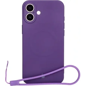 Hurtownia GSM - Bizon Case Szilikon Magnetic Apple iPhone 16 szilva - BIZ6217 - {ean13} - Hurt