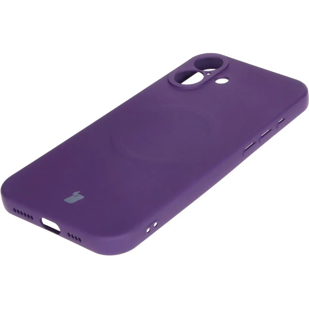 Hurtownia GSM - Bizon Case Silicone Magnetic Apple iPhone 16 Plus Pflaume - BIZ6218 - {ean13} - Hurt