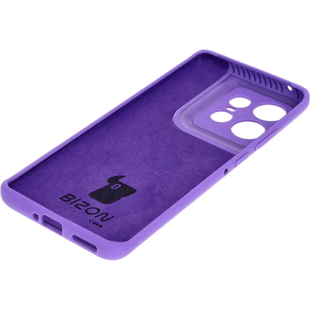 Hurtownia GSM - Silikonowe etui Bizon Soft Case do Motorola Edge 50 Pro fioletowe - BIZ6219 - {ean13} - Hurt
