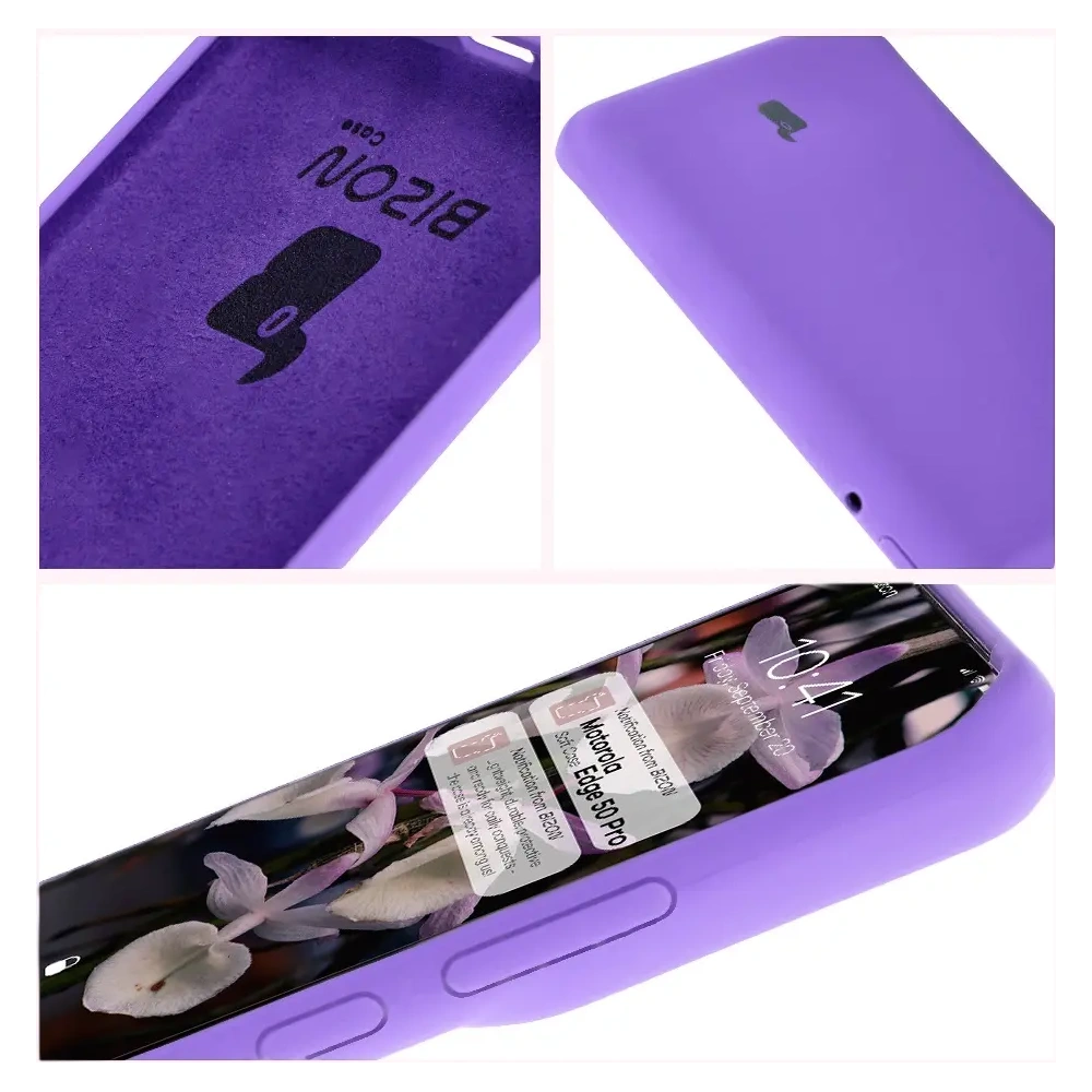 Hurtownia GSM - Bizon Soft Case Motorola Edge 50 Pro lila - BIZ6219 - {ean13} - Hurt