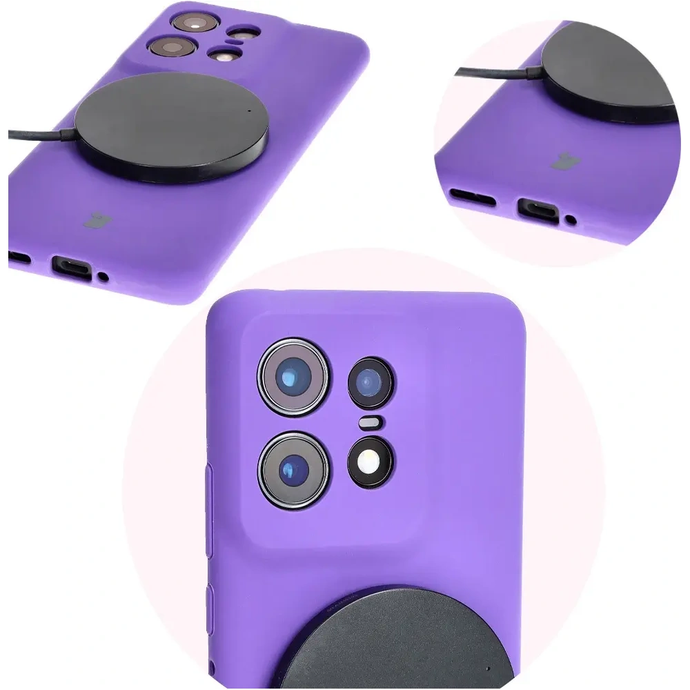 Hurtownia GSM - Bizon Soft Case Motorola Edge 50 Pro lila - BIZ6219 - {ean13} - Hurt