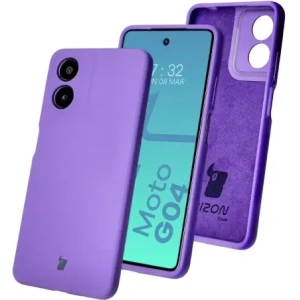Hurtownia GSM - Bizon Soft Case Motorola Moto G04 lila - BIZ6220 - {ean13} - Hurt