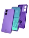Silikonowe etui Bizon Soft Case do Motorola Moto G04 fioletowe
