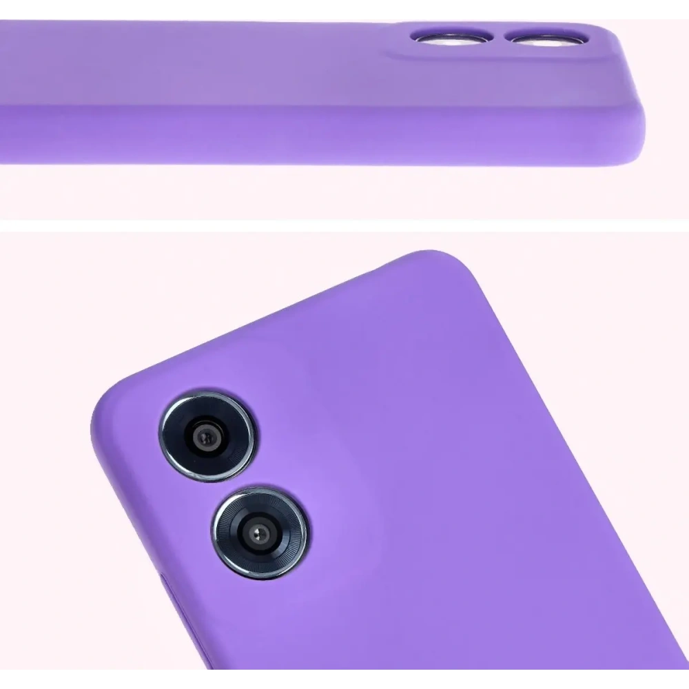 Hurtownia GSM - Silikonowe etui Bizon Soft Case do Motorola Moto G04 fioletowe - BIZ6220 - {ean13} - Hurt
