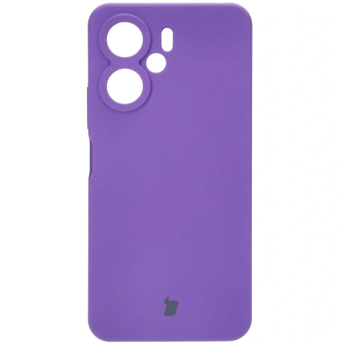 Silikonowe etui Bizon Soft Case do Xiaomi Redmi 13C 4G / Xiaomi Redmi 13C 5G / Xiaomi Poco C65 fioletowe