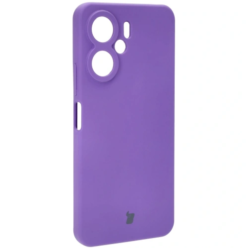 Silikonowe etui Bizon Soft Case do Xiaomi Redmi 13C 4G / Xiaomi Redmi 13C 5G / Xiaomi Poco C65 fioletowe