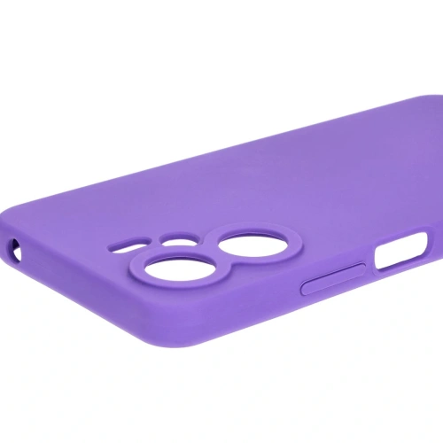 Silikonowe etui Bizon Soft Case do Xiaomi Redmi 13C 4G / Xiaomi Redmi 13C 5G / Xiaomi Poco C65 fioletowe
