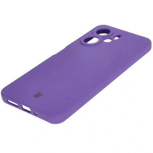 Silikonowe etui Bizon Soft Case do Xiaomi Redmi 13C 4G / Xiaomi Redmi 13C 5G / Xiaomi Poco C65 fioletowe