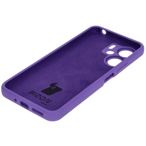 Silikonowe etui Bizon Soft Case do Xiaomi Redmi 13C 4G / Xiaomi Redmi 13C 5G / Xiaomi Poco C65 fioletowe