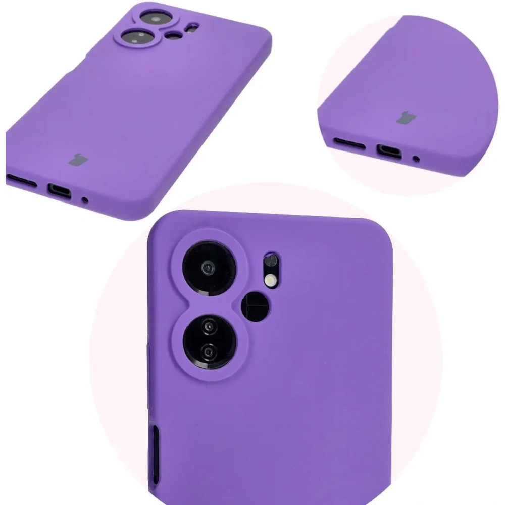 Hurtownia GSM - Bizon Soft Case Xiaomi Redmi 13C 4G / Xiaomi Redmi 13C 5G / Xiaomi Poco C65 lila - BIZ6221 - {ean13} - Hurt