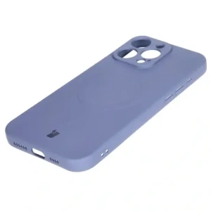 Hurtownia GSM - Silikonové pouzdro s magnetickým kroužkem Bizon Case Silicone Magnetic pro Apple iPhone 16 Pro šedé - BIZ6223 - {ean13} - Hurt