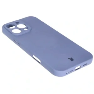 Hurtownia GSM - Silikonové pouzdro s magnetickým kroužkem Bizon Case Silicone Magnetic pro Apple iPhone 16 Pro šedé - BIZ6223 - {ean13} - Hurt