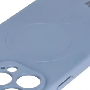 Hurtownia GSM - Silikonové pouzdro s magnetickým kroužkem Bizon Case Silicone Magnetic pro Apple iPhone 16 Pro šedé - BIZ6223 - {ean13} - Hurt