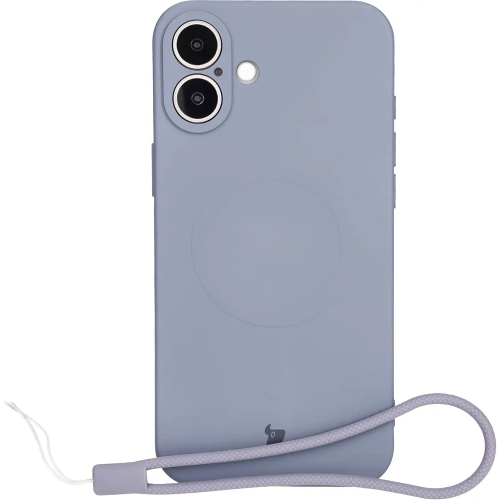 Hurtownia GSM - Bizon Case Silicone Magnetic Apple iPhone 16 Plus szürke - BIZ6225 - {ean13} - Hurt