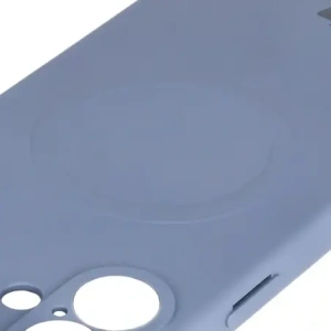 Hurtownia GSM - Silikonové pouzdro s magnetickým kroužkem Bizon Case Silicone Magnetic pro Apple iPhone 16 Plus šedé - BIZ6225 - {ean13} - Hurt