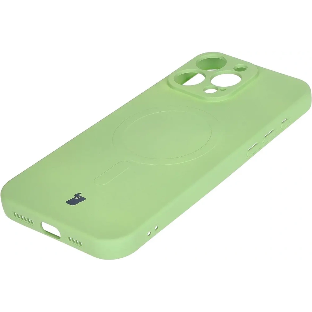 Hurtownia GSM - Bizon Case Silicone Magnetic Apple iPhone 16 Pro Max verde deschis - BIZ6226 - {ean13} - Hurt