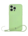 Bizon Case Silicone Magnetic Apple iPhone 16 Pro verde deschis