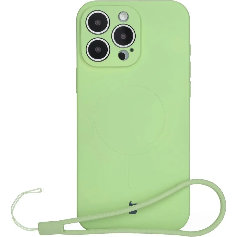 Hurtownia GSM - Bizon Case Silicone Magnetic Apple iPhone 16 Pro verde deschis - BIZ6227 - {ean13} - Hurt