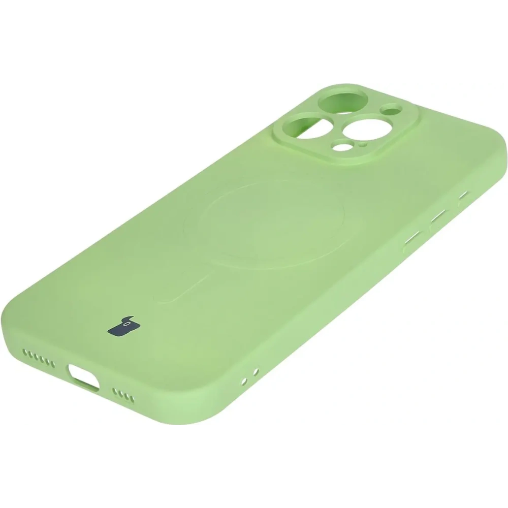Hurtownia GSM - Bizon Case Silicone Magnetic Apple iPhone 16 Pro verde deschis - BIZ6227 - {ean13} - Hurt