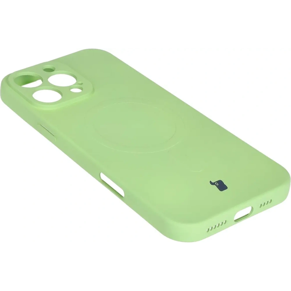 Wholesale Bizon Case Silicone Magnetic Apple iPhone 16 Pro light green - BIZ6227 - {ean13} - Hurt