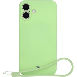 Hurtownia GSM - Bizon Case Silicone Magnetic Apple iPhone 16 verde deschis - BIZ6228 - {ean13} - Hurt