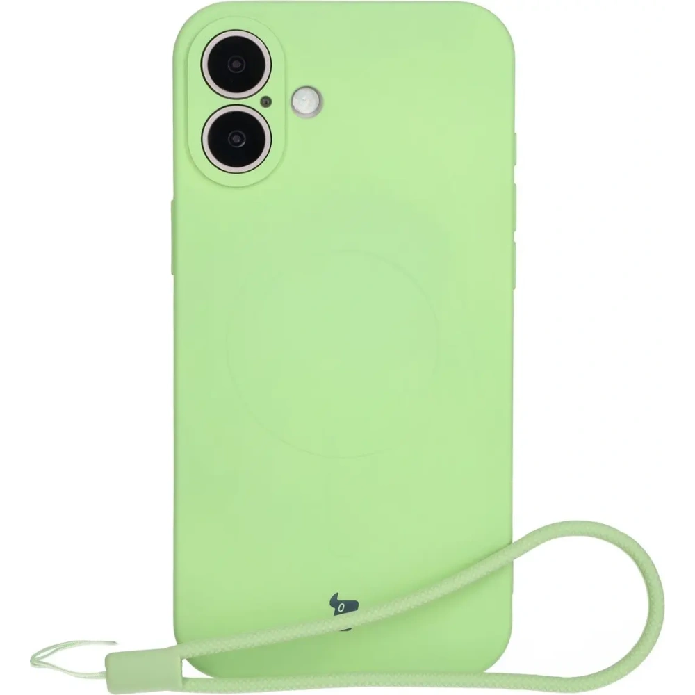 Hurtownia GSM - Bizon Case Silikon Magnetic Apple iPhone 16 hellgrün - BIZ6228 - {ean13} - Hurt