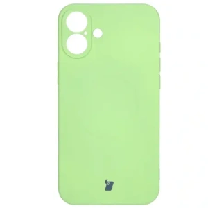 Hurtownia GSM - Bizon Case Silicone Magnetic Apple iPhone 16 verde deschis - BIZ6228 - {ean13} - Hurt