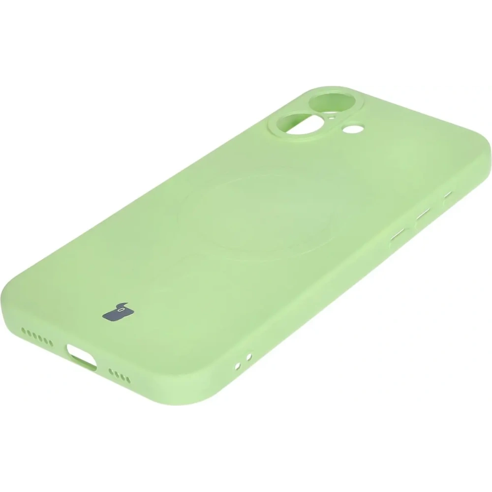 Hurtownia GSM - Bizon Case Silikon Magnetic Apple iPhone 16 hellgrün - BIZ6228 - {ean13} - Hurt
