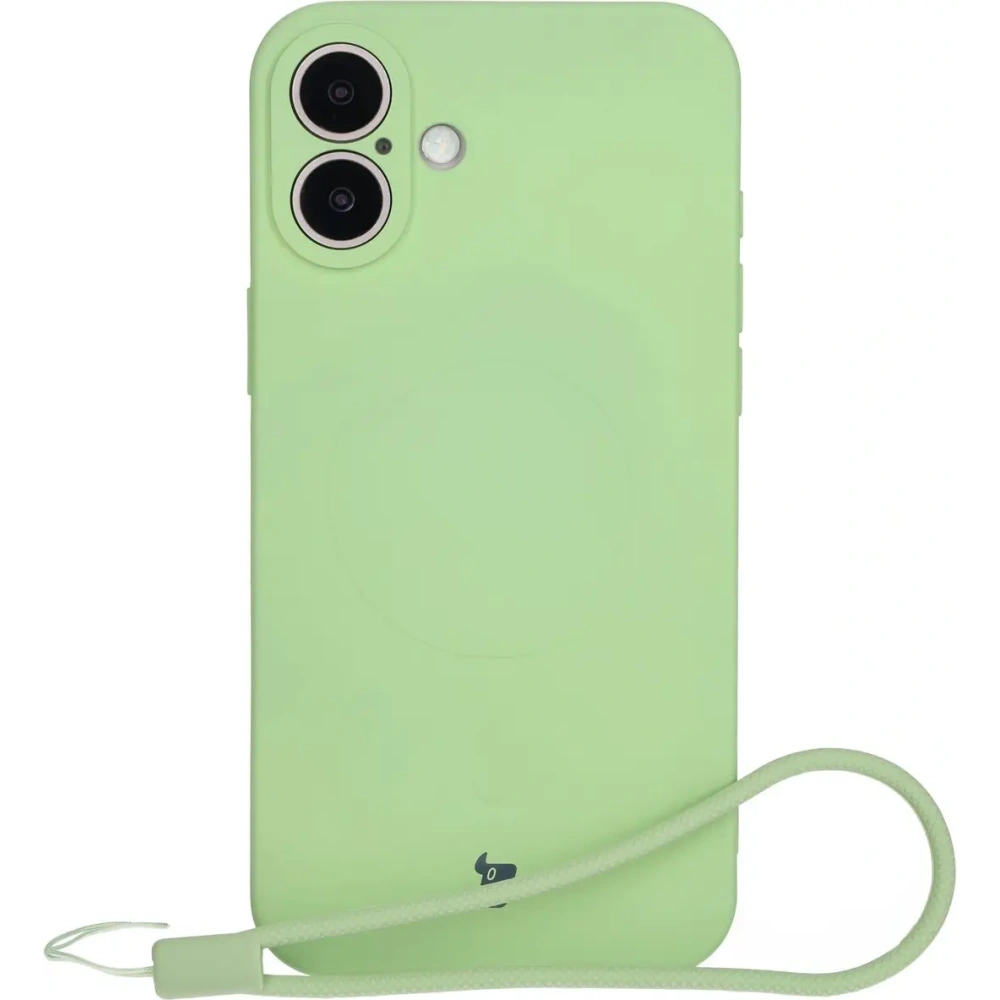 Hurtownia GSM - Bizon Case Szilikon Magnetic Apple iPhone 16 Plus világos zöld - BIZ6229 - {ean13} - Hurt