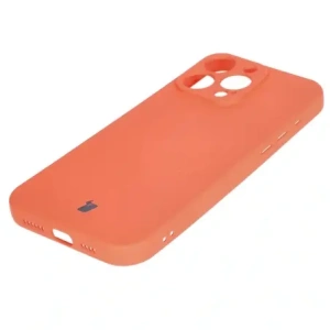 Hurtownia GSM - Silikonové pouzdro s magnetickým kroužkem Bizon Case Silicone Magnetic pro Apple iPhone 16 Pro mrkvové - BIZ6231 - {ean13} - Hurt