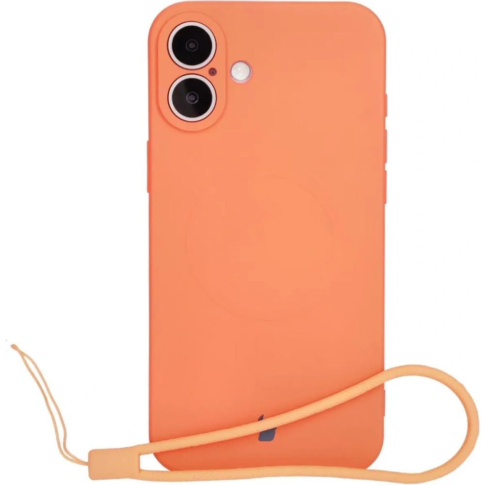 Hurtownia GSM - Bizon Case Silicone Magnetic Apple iPhone 16 Plus morcov - BIZ6233 - {ean13} - Hurt