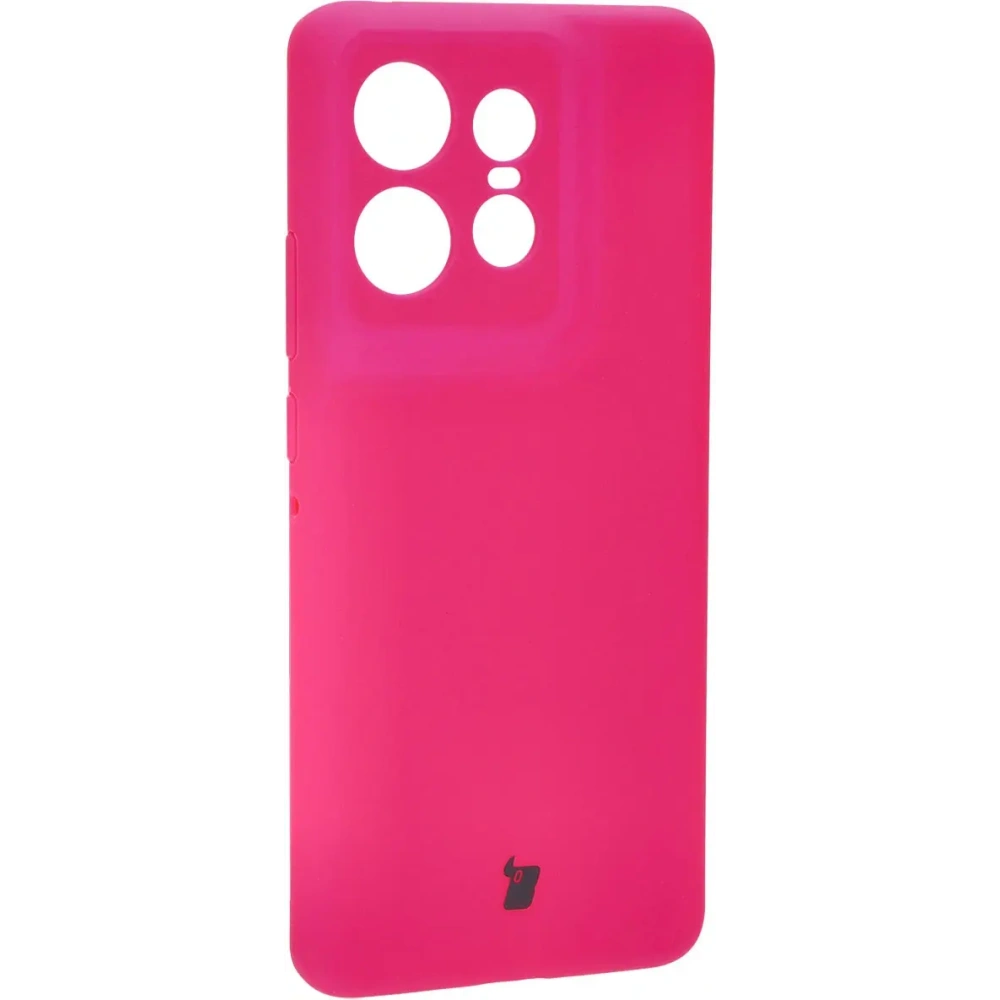 Hurtownia GSM - Silikonowe etui Bizon Soft Case do Motorola Edge 50 Pro neonowo-różowe - BIZ6234 - {ean13} - Hurt