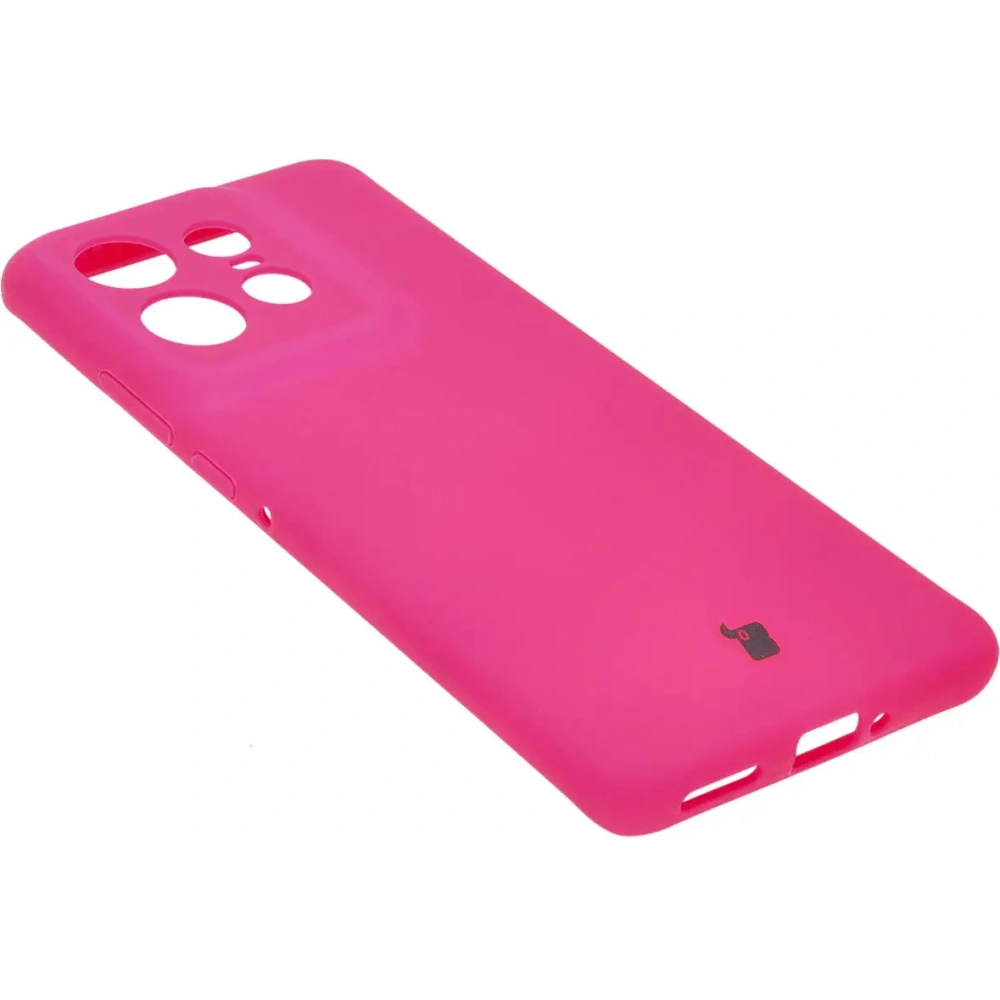 Hurtownia GSM - Silikonowe etui Bizon Soft Case do Motorola Edge 50 Pro neonowo-różowe - BIZ6234 - {ean13} - Hurt