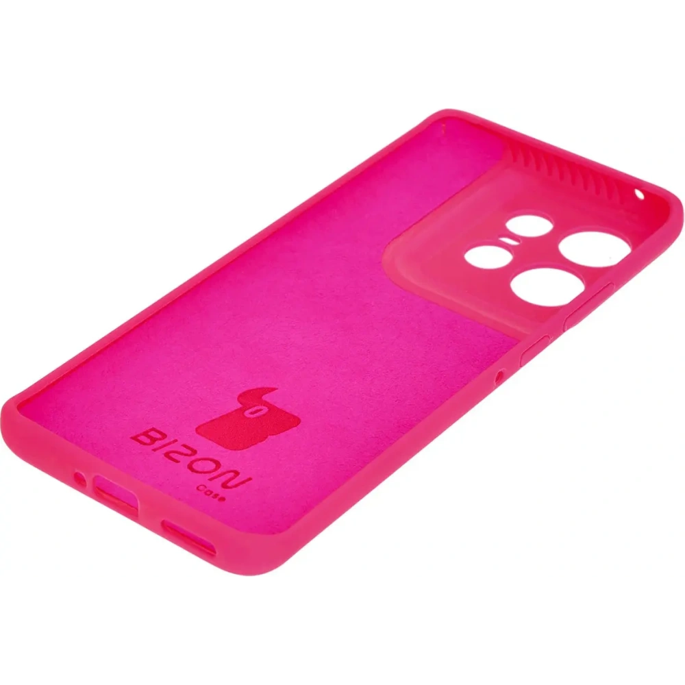 Hurtownia GSM - Silikonowe etui Bizon Soft Case do Motorola Edge 50 Pro neonowo-różowe - BIZ6234 - {ean13} - Hurt