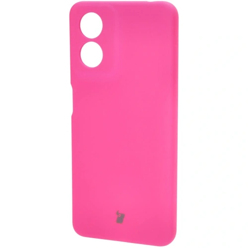 Silikonowe etui Bizon Soft Case do Motorola Moto G04 neonowo-różowe