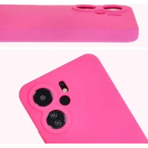 Hurtownia GSM - Bizon Soft Case Xiaomi Redmi 13C 4G / Xiaomi Redmi 13C 5G / Xiaomi Poco C65 neon rózsaszín - BIZ6236 - {ean13} - Hurt
