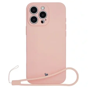 Hurtownia GSM - Silikonové pouzdro s magnetickým kroužkem Bizon Case Silicone Magnetic pro Apple iPhone 16 Pro světle růžové - BIZ6238 - {ean13} - Hurt