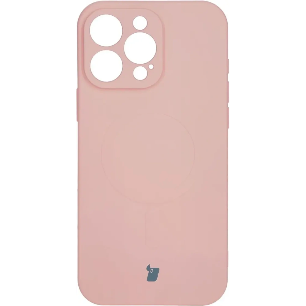 Hurtownia GSM - Bizon Case Silicone Magnetic Apple iPhone 16 Pro roz deschis - BIZ6238 - {ean13} - Hurt