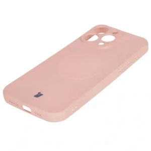 Hurtownia GSM - Silikonové pouzdro s magnetickým kroužkem Bizon Case Silicone Magnetic pro Apple iPhone 16 Pro světle růžové - BIZ6238 - {ean13} - Hurt